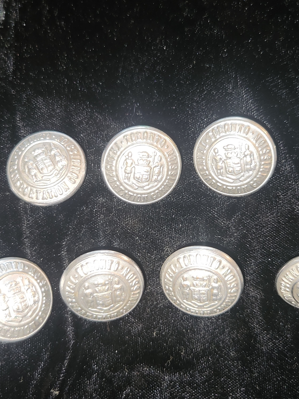 Vintage Le Régiment de Maisonneuve Military Buttons – J.R. Gaunt Montreal Set 10